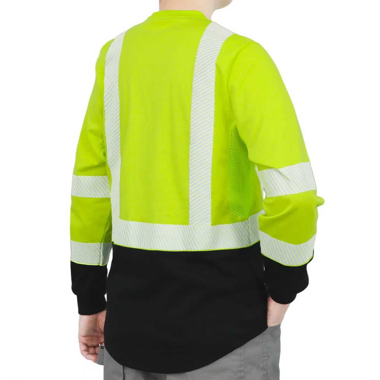 VentShield – 5.5 oz Lightweight Hi-Vis Summer Vented Mesh FR Long Sleeve T-Shirt