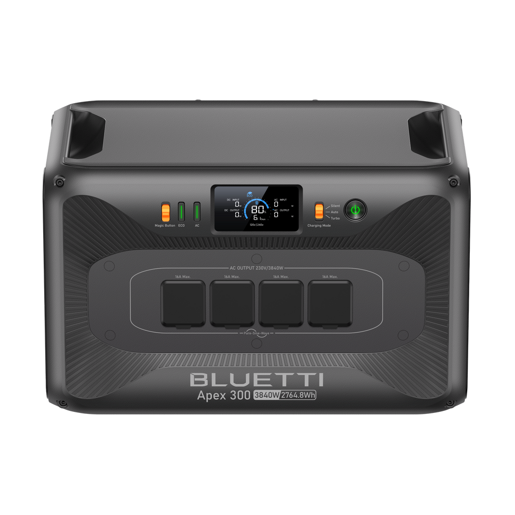 HomeVolt – BLUETTI Apex 300 Home Backup Power Station, 3,840W / 2,764.8Wh LiFePO₄