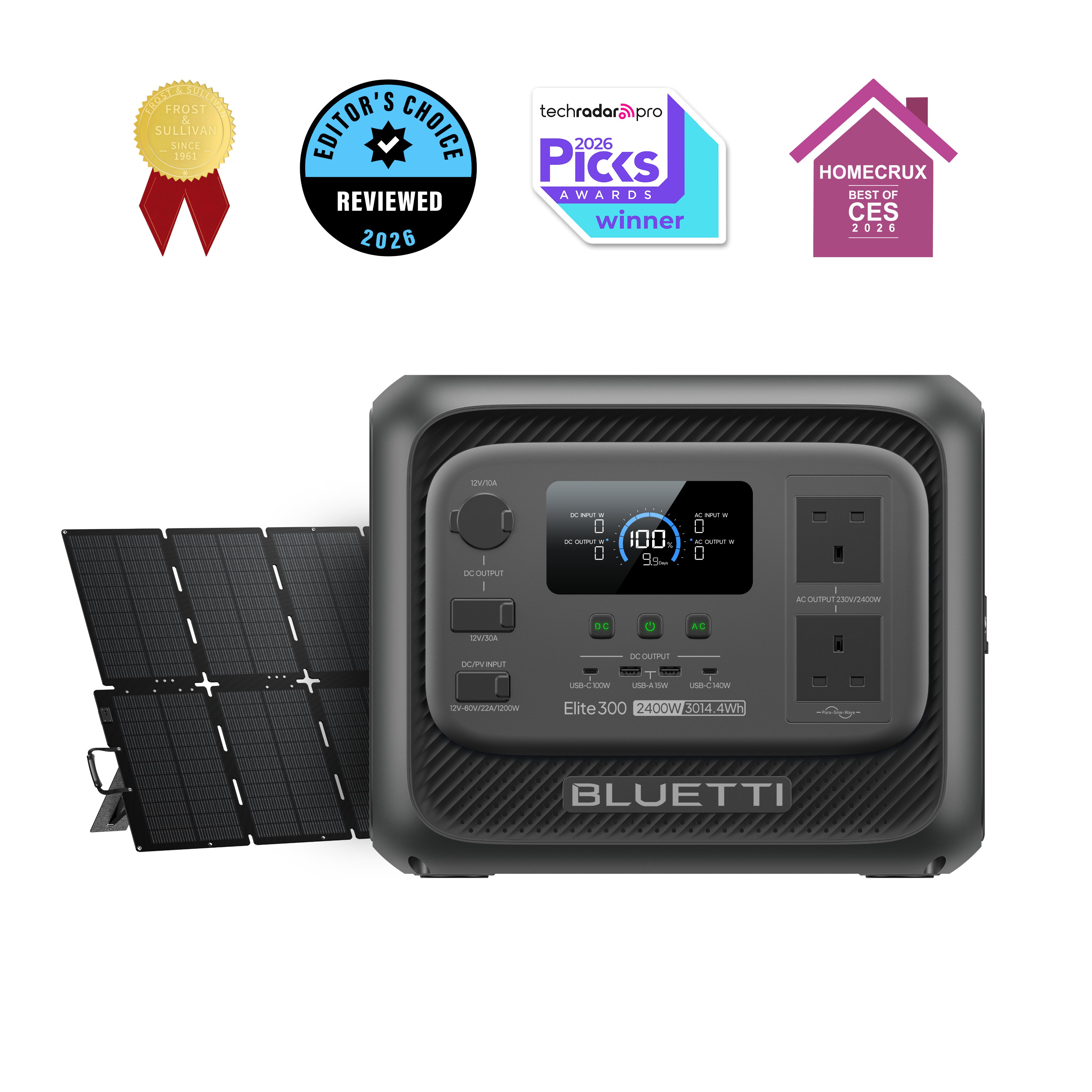 CampCore Elite 300 – 3,014.4 Wh Portable Power Station with 2,400 W Output