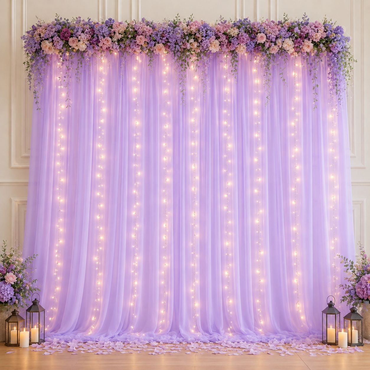DreamGlow – Tulle Curtain Lights Set