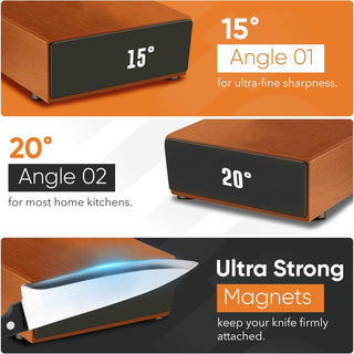 EverEdge – Rolling Knife Sharpener with Magnetic Angle Guide