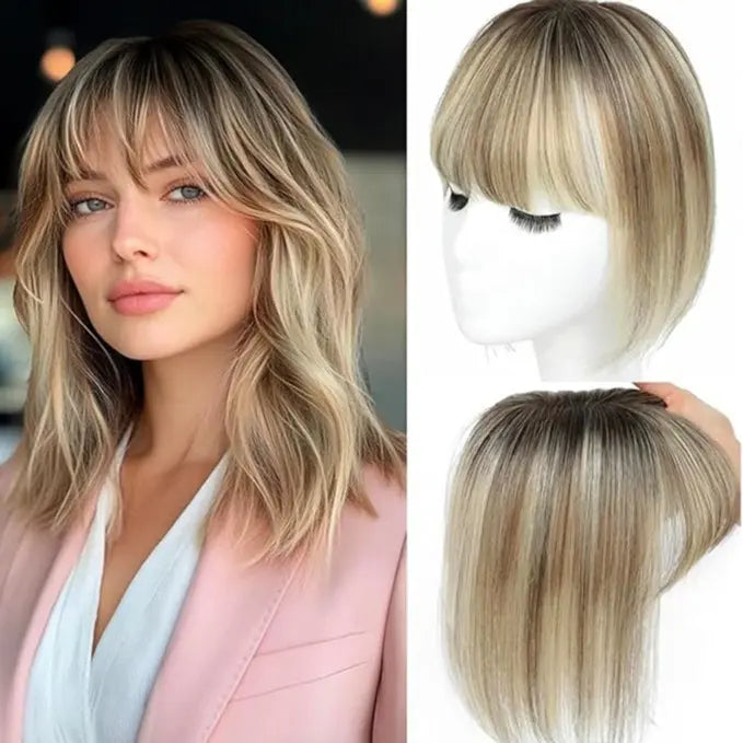 BangBlend – 🔥 Hair Topper with Bangs for Thinning Hair