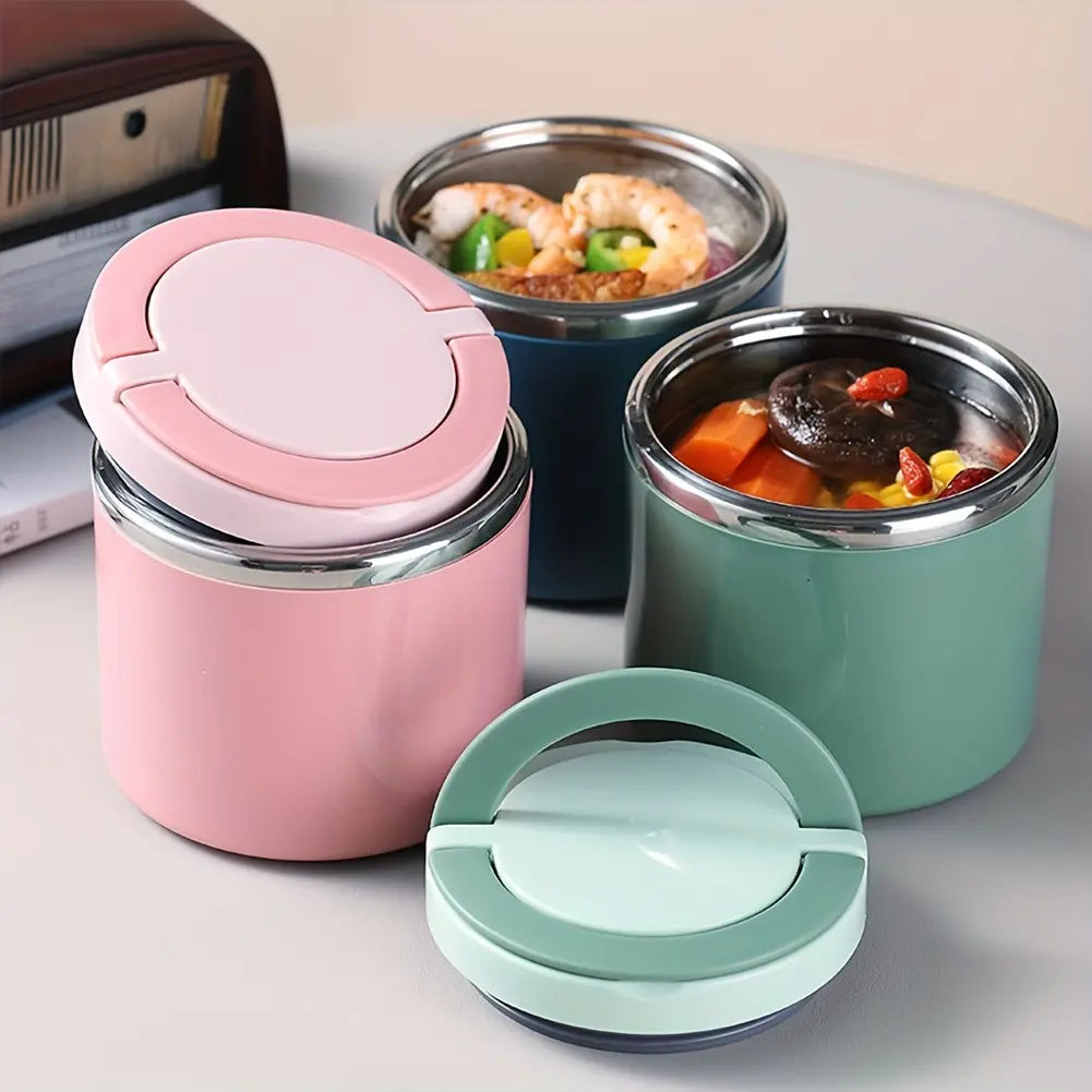 BentoVault – Stainless Steel Bento Lunch Box with Handle, Leakproof & Stackable 🍱