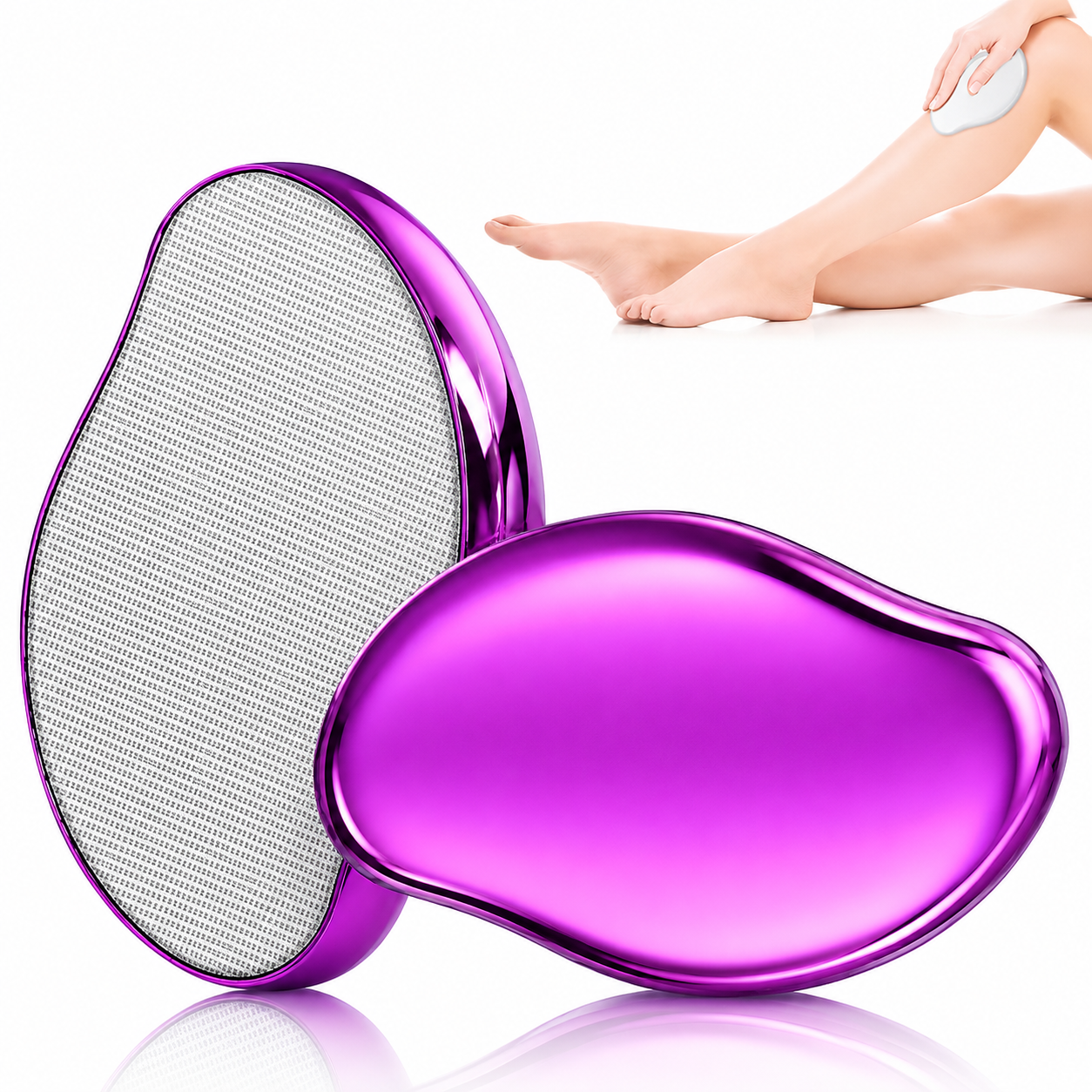 ✨ GlideSilk – Crystal Hair Eraser for Reusable Hair Removal & Exfoliation
