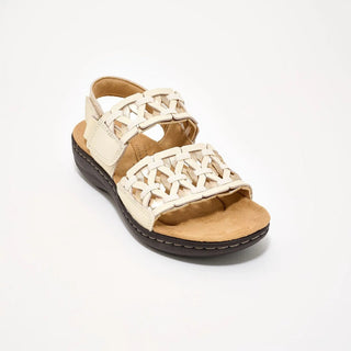 CloudWeave – Women’s Leather Slingback Sandals