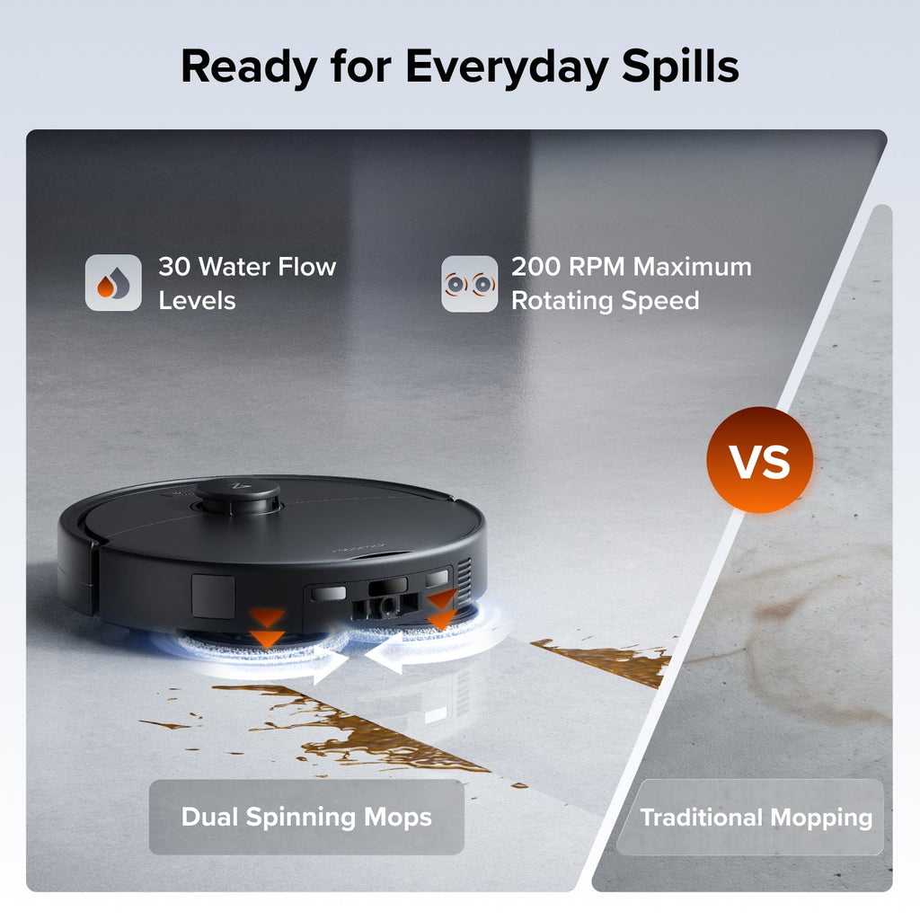 QrevoClean – Roborock Qrevo 2 Pro Robot Vacuum with Auto Mop Removal