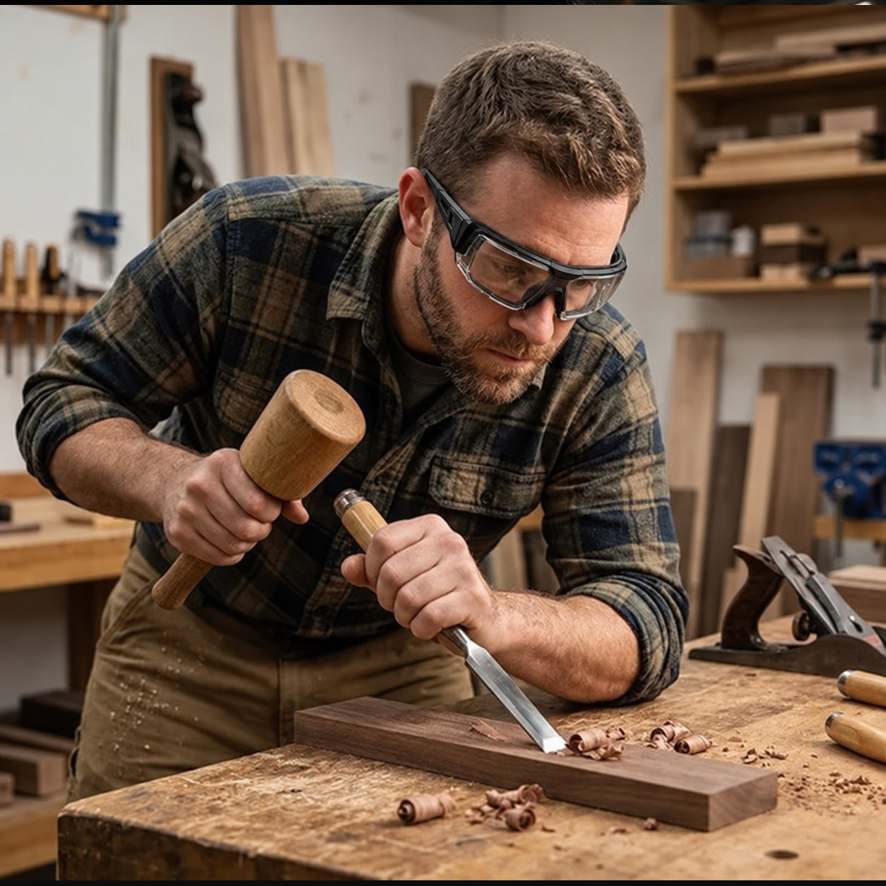 🕶️ ShiftShield – Photochromic Safety Glasses for Indoor & Outdoor Impact Protection