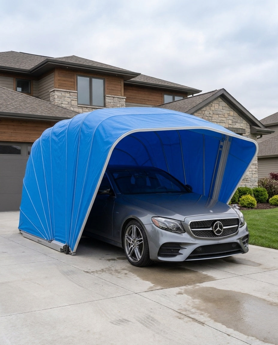 ShelterFold – Portable All-Weather Car Garage
