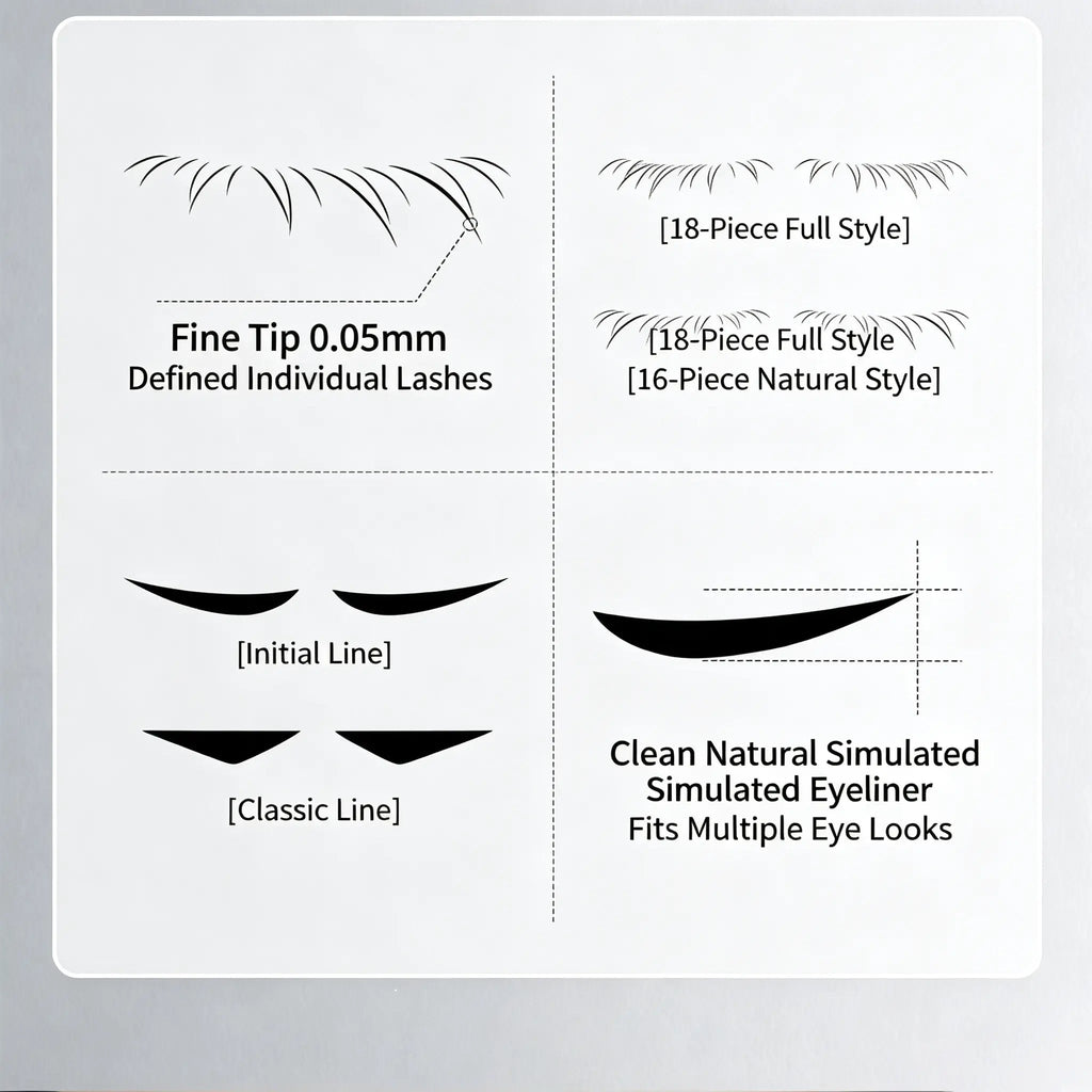 LashStamp – 🥳🥳💋🔥 3-in-1 Eyeliner and Lower Lash Stamp Kit
