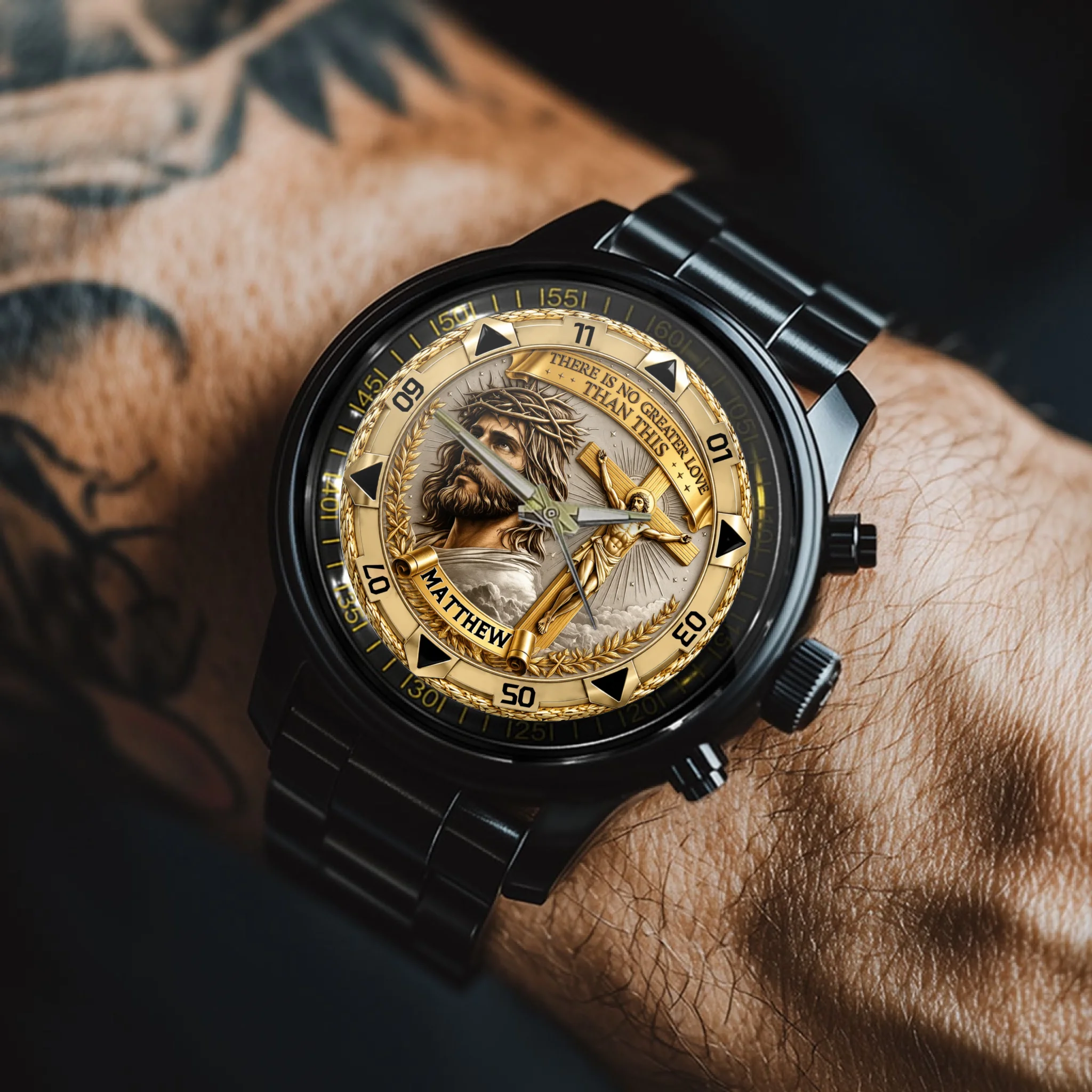FaithMark – Personalized Crucifix Watch