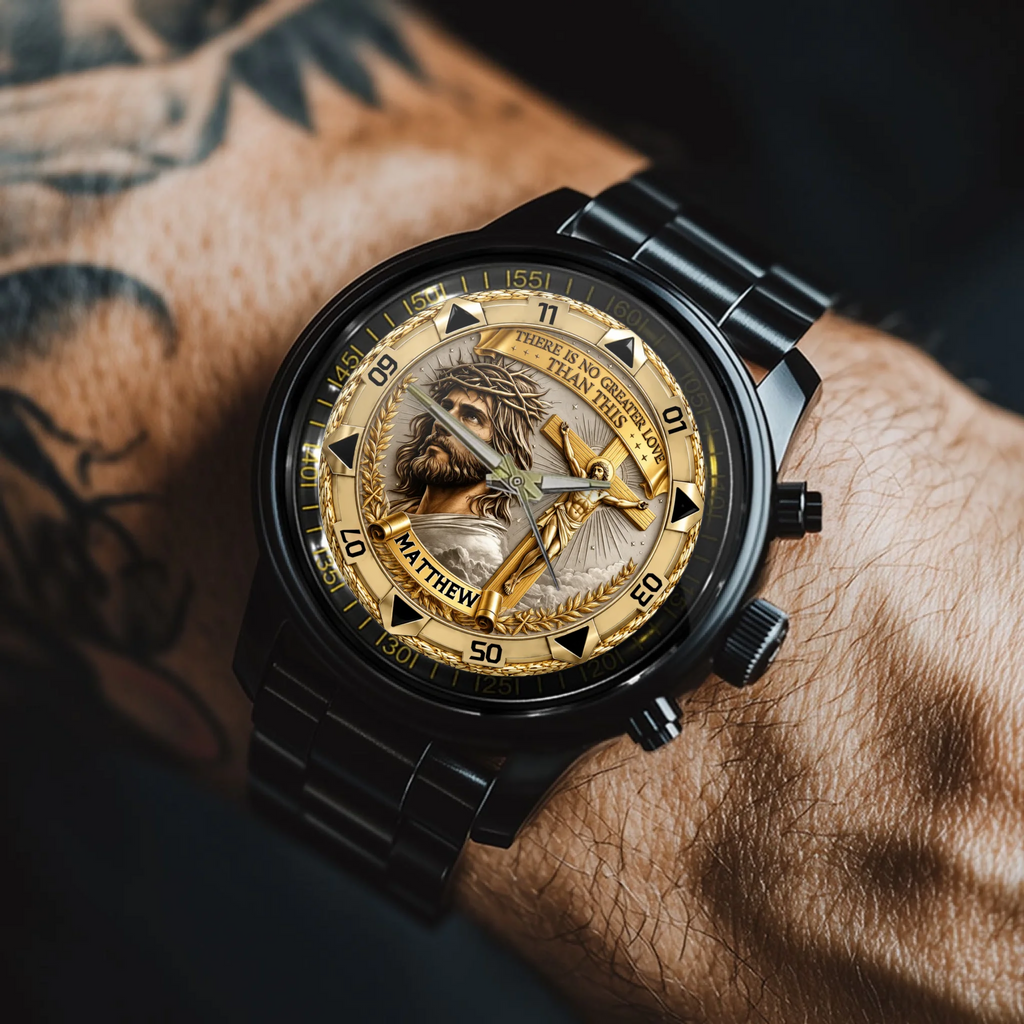 FaithMark – Personalized Crucifix Watch