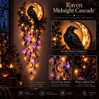 MoonlitCascade – ✨✨ Elegant Halloween Cascade Wall Light