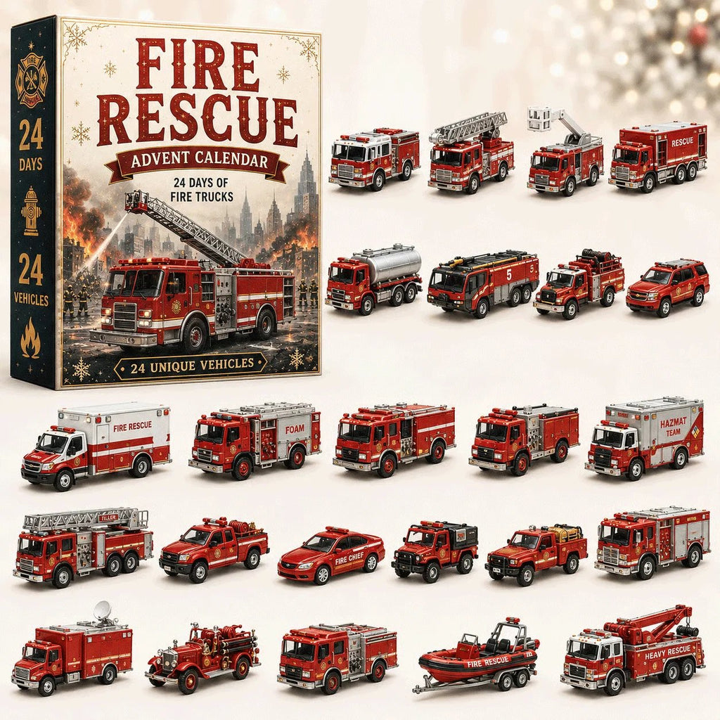 FleetCountdown – 24-Day Toy Vehicle Advent Calendar in Four Themed Fleets