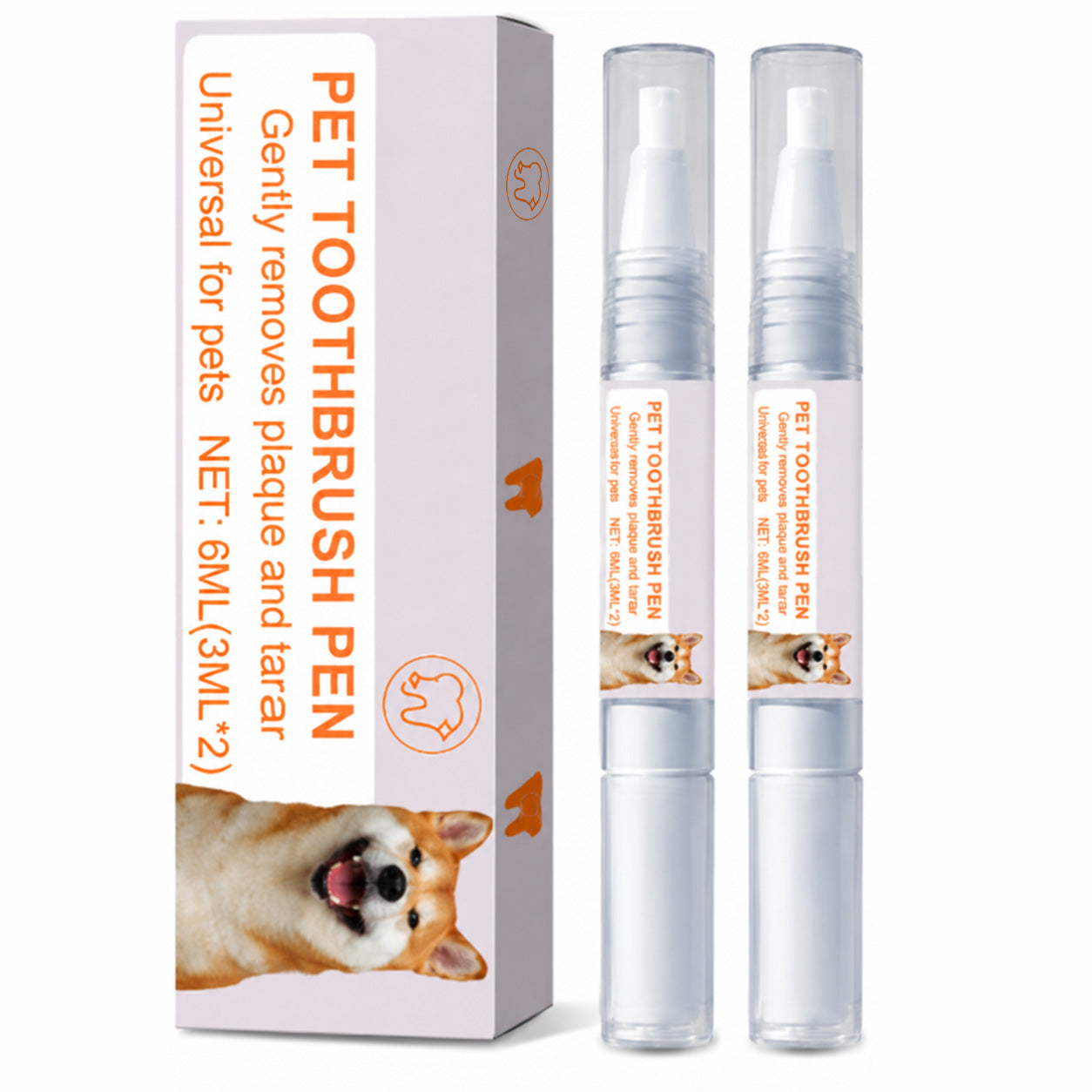 BrightBite – Pet Toothbrush Pen for Plaque and Tartar (2 × 3 ml)