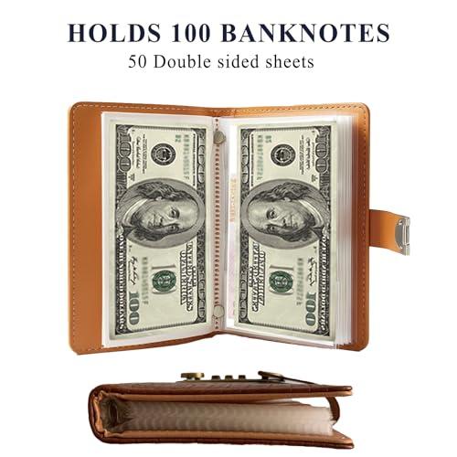 CashVault – 100-Pocket Combination-Lock Currency Album