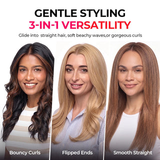 HoloGlide – 2-in-1 Light-Care Hair Straightener and Curler