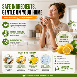 Qunexxa kitchen cleaner formula and ingredients