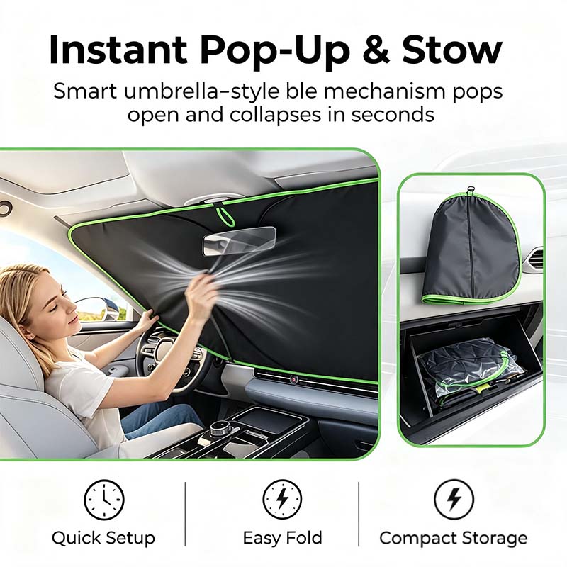 CabinCool – Thickened Portable Heat-Insulating Windshield Sun Shade