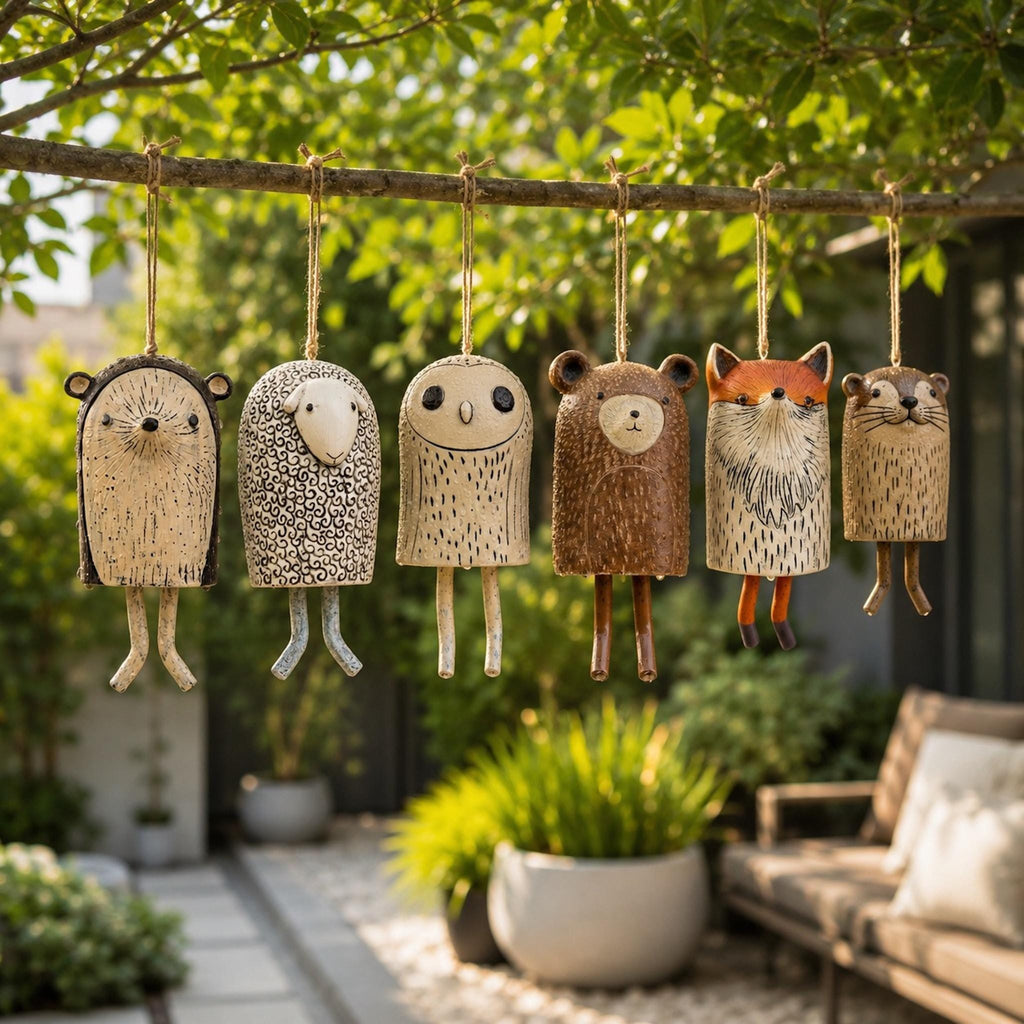 ForestChime – Handmade Whimsical Animal Wind Chime Ornaments