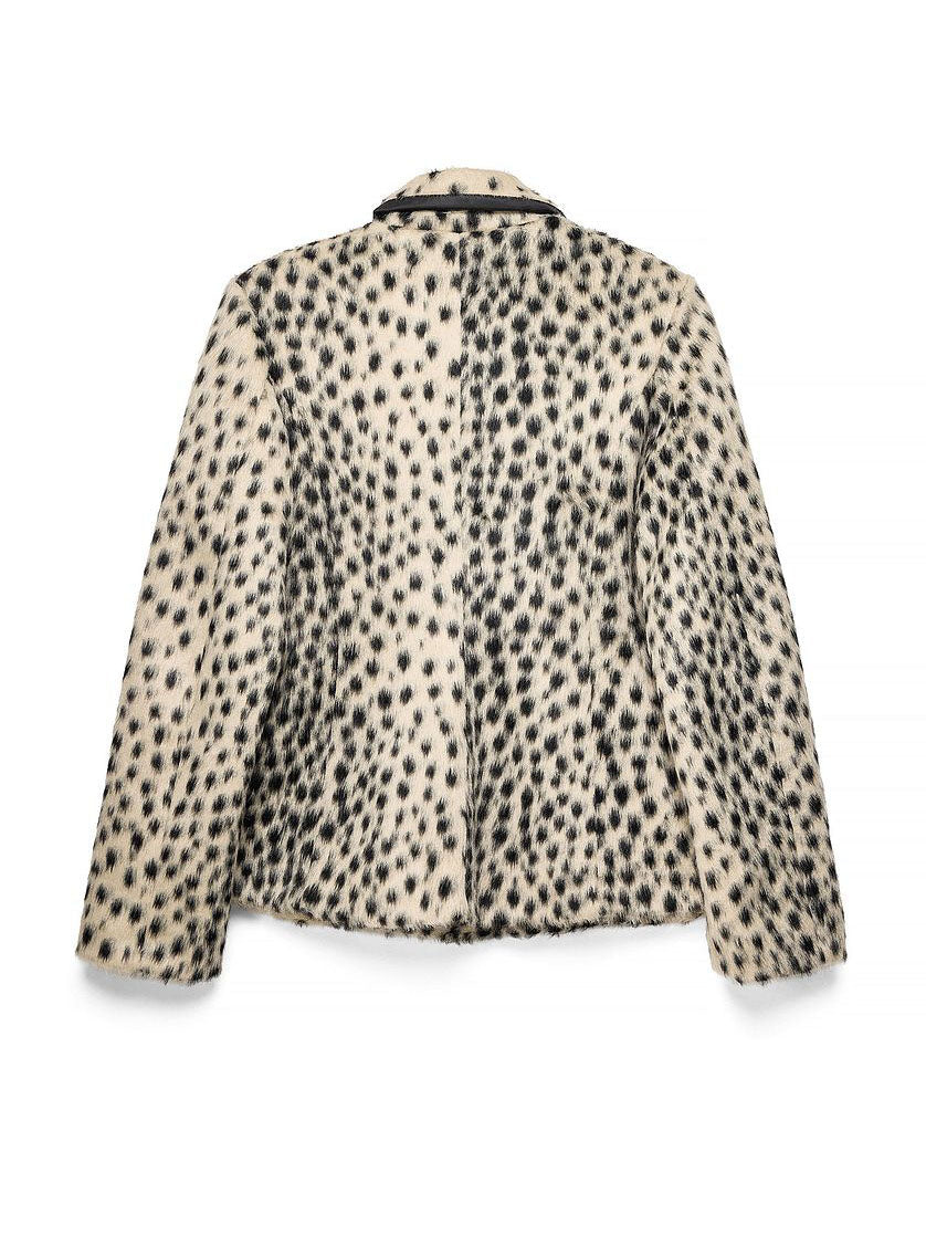 LeopardLuxe – Printed Faux Fur Jacket