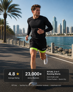 AeroStride – 2-in-1 Running Shorts with Compression Liner & Phone Pocket