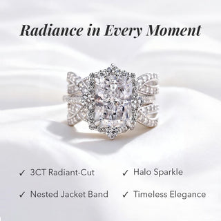 DynamiteRadiance – 2-in-1 Silver Ring Set