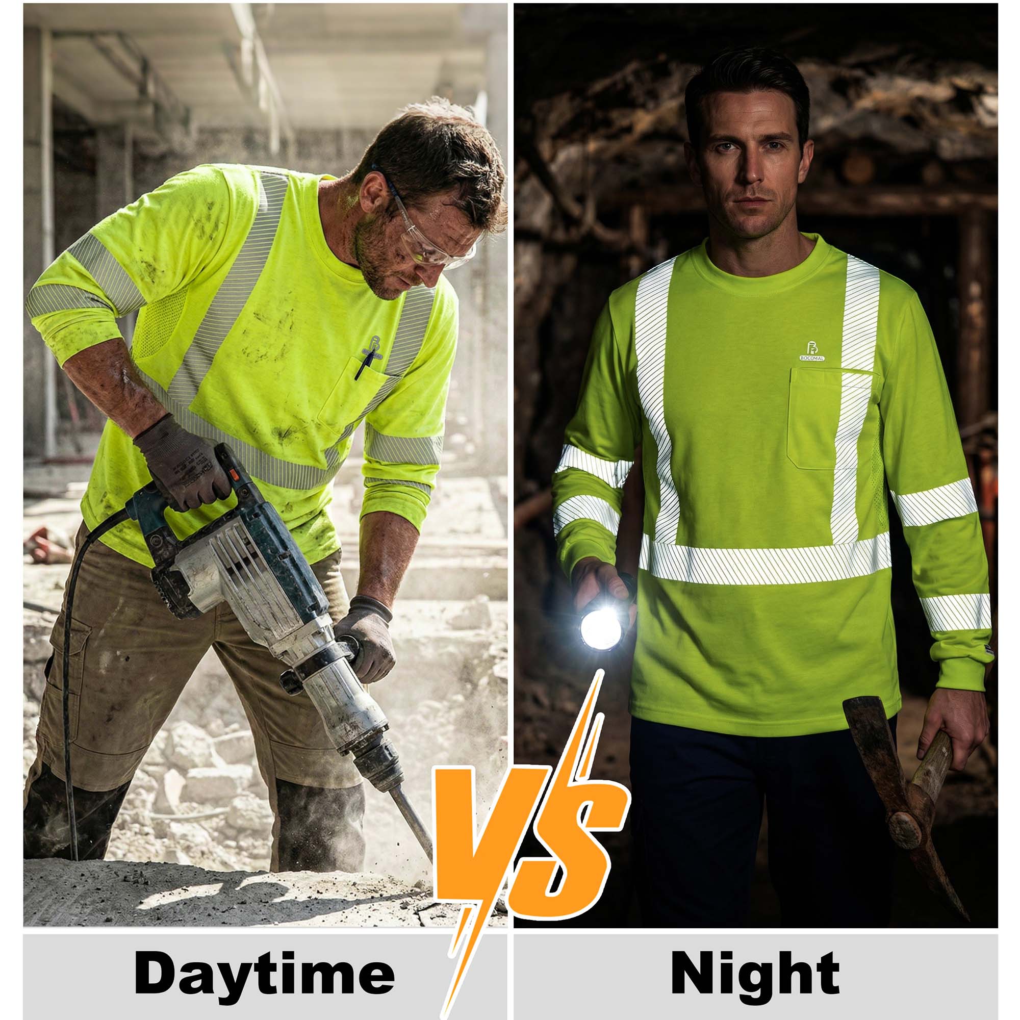 VentShield – 5.5 oz Lightweight Hi-Vis Summer Vented Mesh FR Long Sleeve T-Shirt