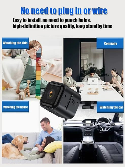 WatchNest – Smart WiFi Security Camera with HD Night Vision