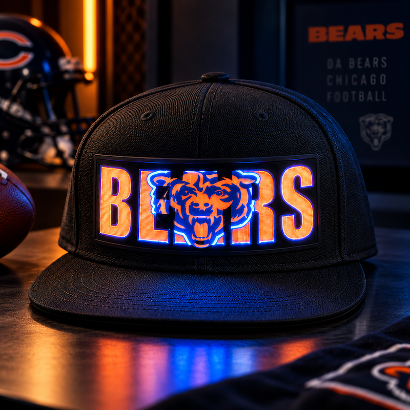 GameGlow – Football Fan LED Light-Up Snapback Cap