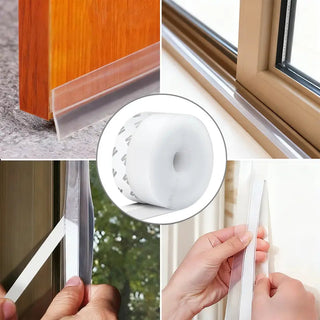 DraftSeal – 16.4 ft Adhesive Weather Strip for Doors & Windows
