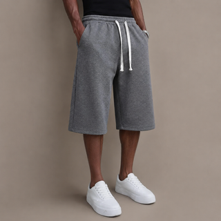 Ultra-Comfort Men’s Loose Over-Knee Casual Shorts