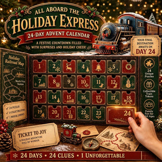 ⏳🎄🔎 ClueQuest – 24-Day Mystery Adventure Advent Calendar