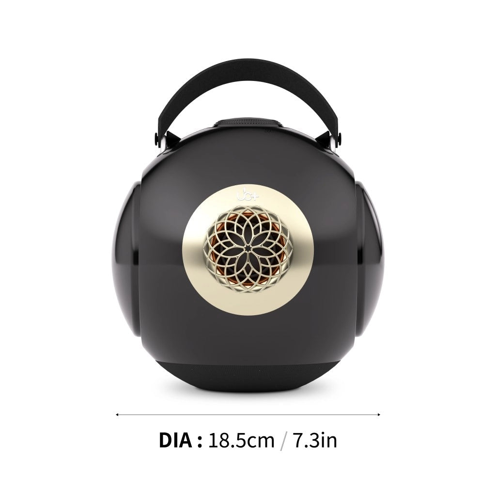 SphereBass – Round Bluetooth Speaker with 93dB Sound and 40Hz Deep Bass