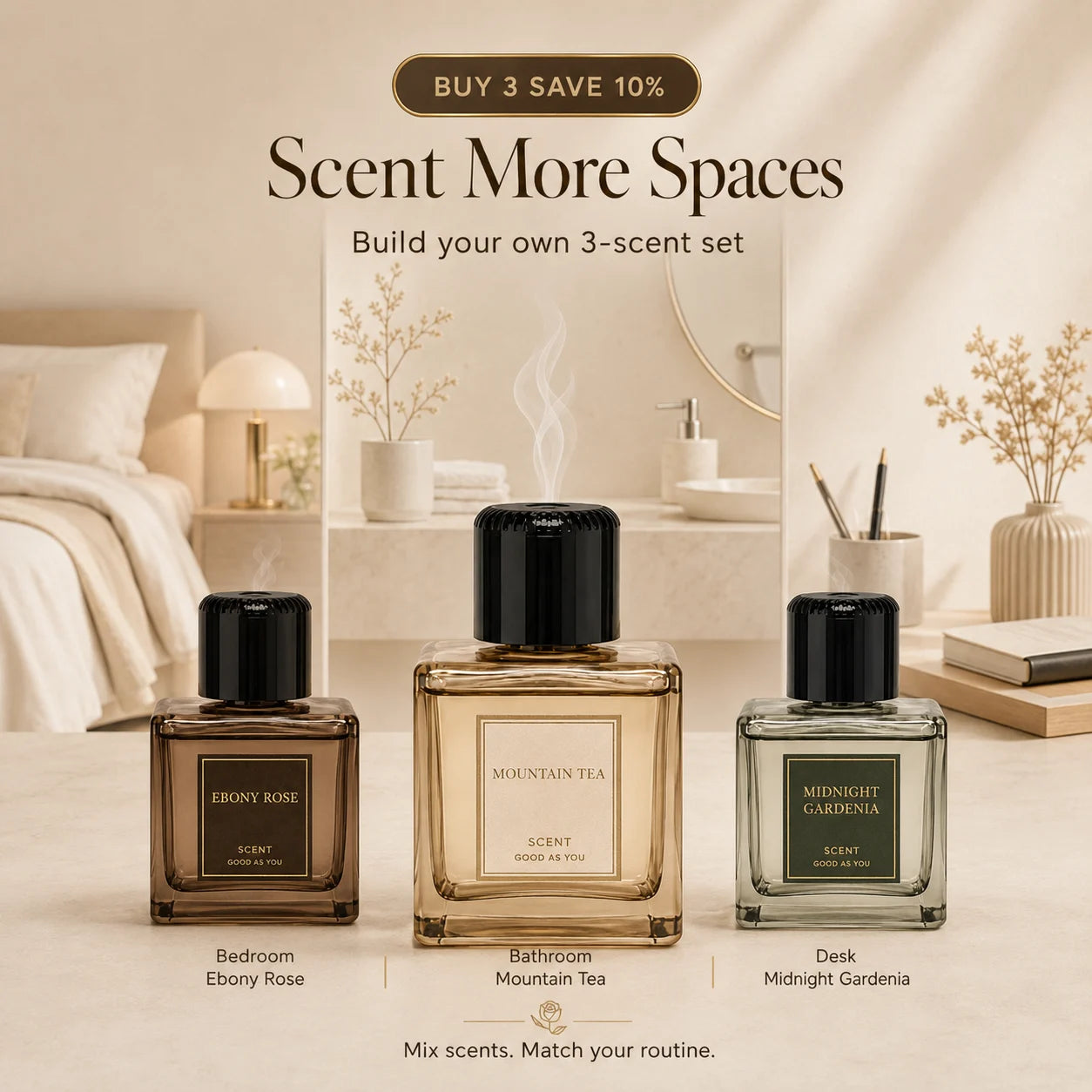 ScentRhythm – Automatic Rechargeable Scent Diffuser