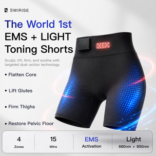SculptZone – Wireless 4-Zone EMS & Red Light Toning Shorts