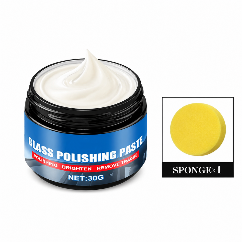 🔥GlassClarity – Car Glass Oil Film Remover & Rain-Repelling Paste🚗