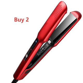 SilkGlide – ✨💇‍♀️ 2-in-1 Hair Straightener and Curler with Negative Ionic Care