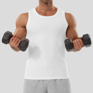 RibFlex – 💝💝 Men's Wide Strap Ribbed Tank Top