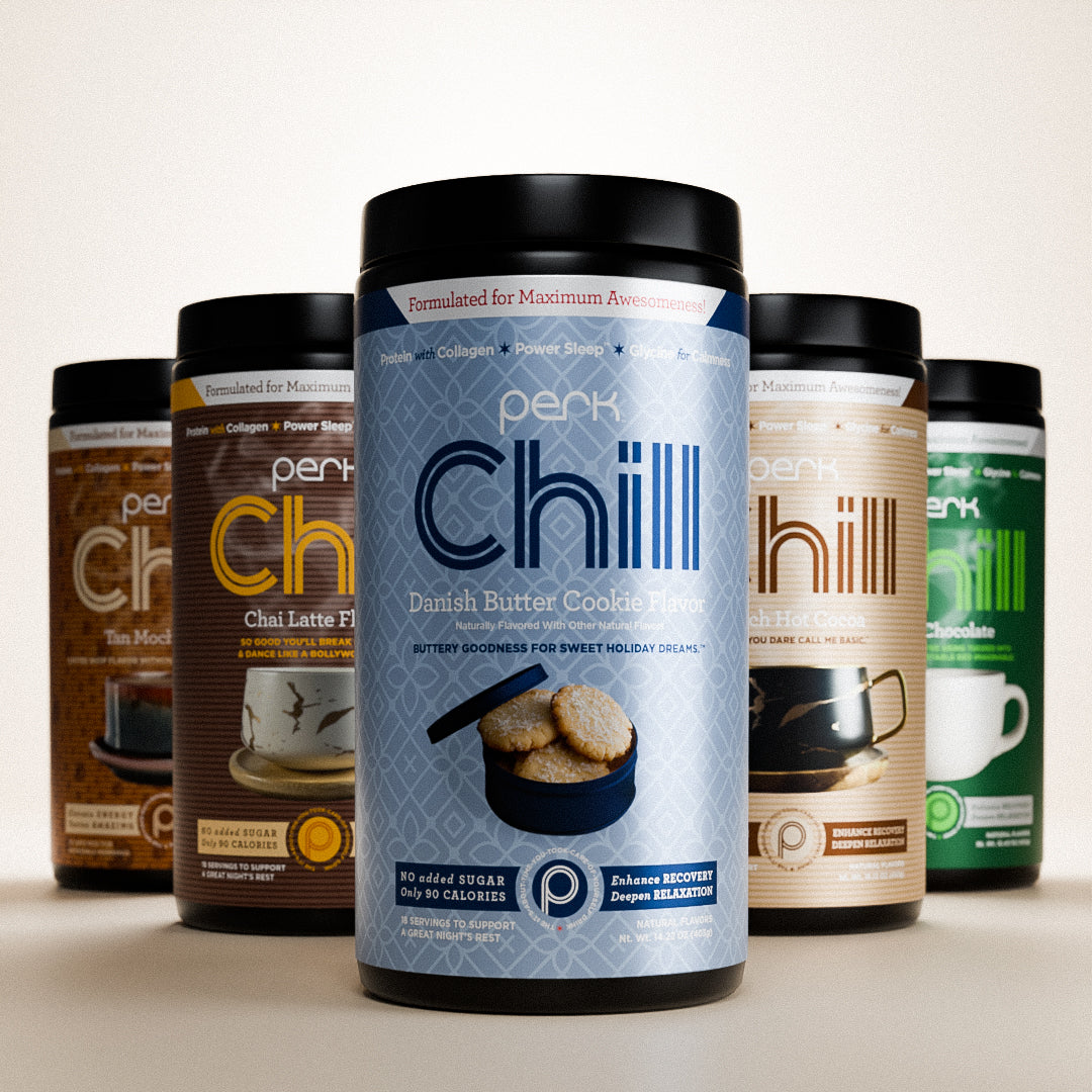 CozyChill – Nighttime Relaxation Drink Mix with Magnesium, L-Glycine & Protein