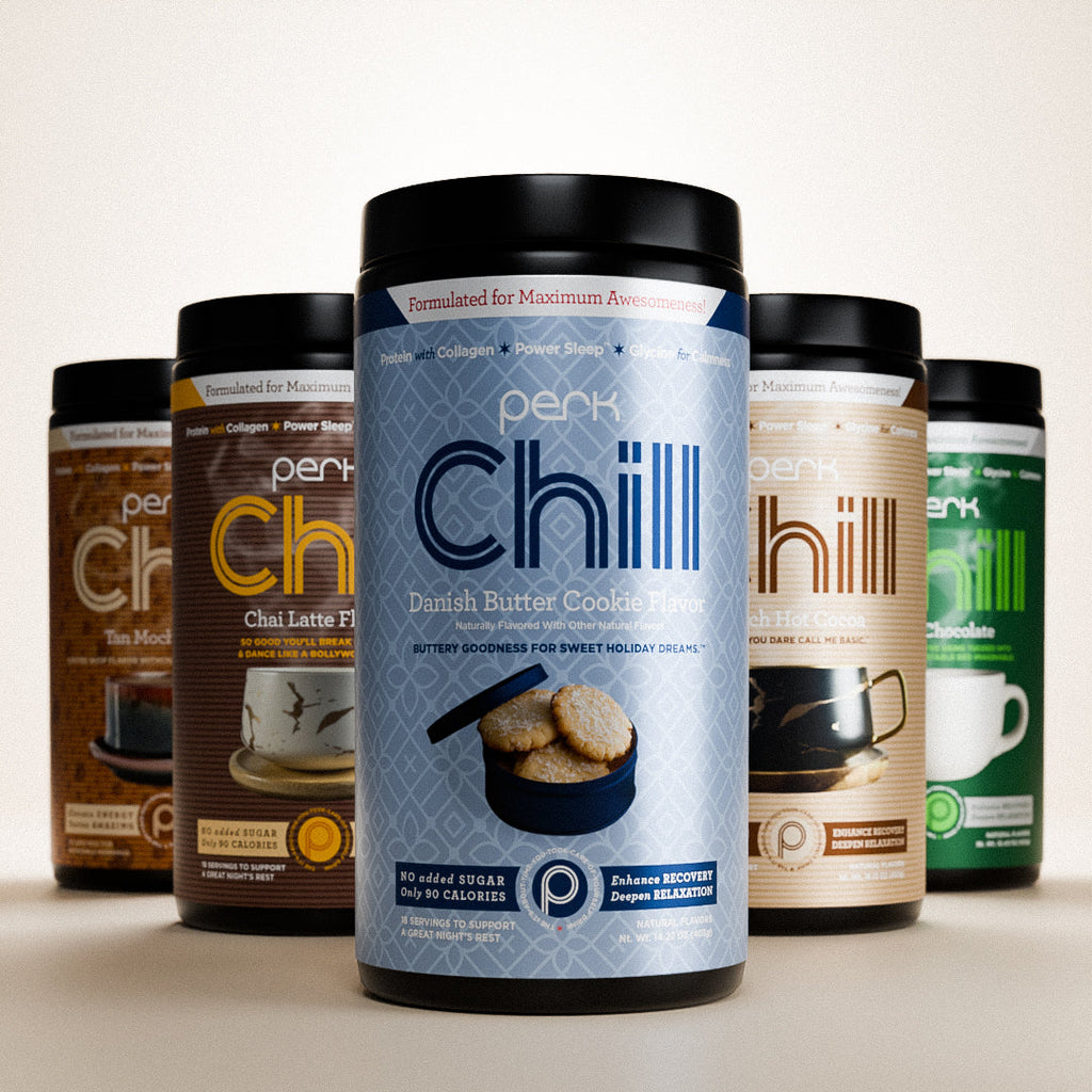 CozyChill – Nighttime Relaxation Drink Mix with Magnesium, L-Glycine & Protein