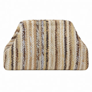 SnapKnit – Snap-Shut Knitted Makeup Bag with Wide Opening