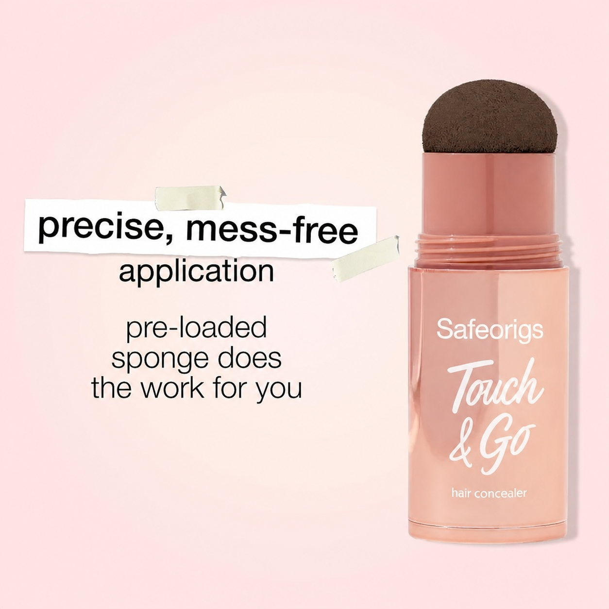 RootSwipe – Waterproof Hair Concealer Stick for Gray Roots & Thinning Areas