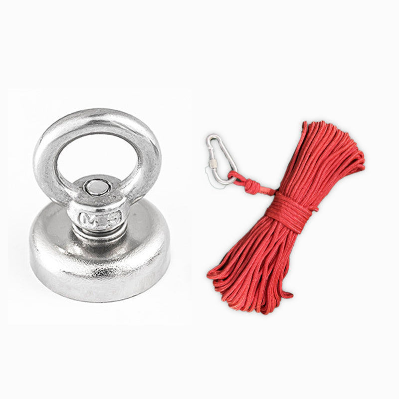DeepHaul – ⚓ Deep-Water Magnetic Salvage Magnet Set with Rope, Strong Pull, Rust-Resistant & Durable for Underwater Treasure Hunting & Recovery 💰