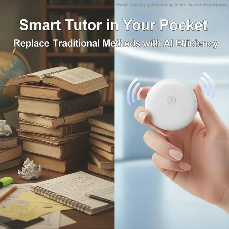 LinguaPod – 🌎 AI Wearable Translator with 165+ Language Two-Way Voice Translation, Smart Learning & Bluetooth for Travel, Work and Everyday Conversations