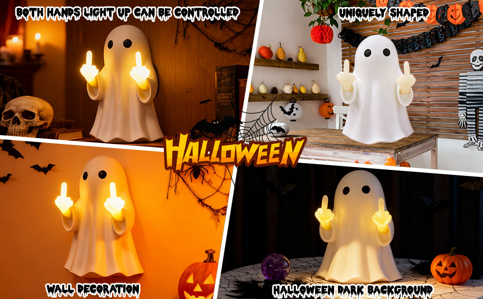 Both hands light up and can be controlled