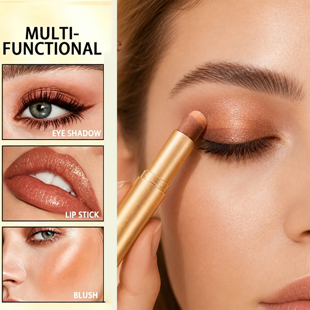 ✨ TrioGlow – 3-in-1 Waterproof Long-Wear Eyeshadow Stick