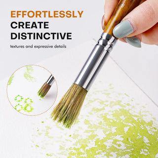 HollowStroke – 5-Piece Hog Bristle Texture Brush Set