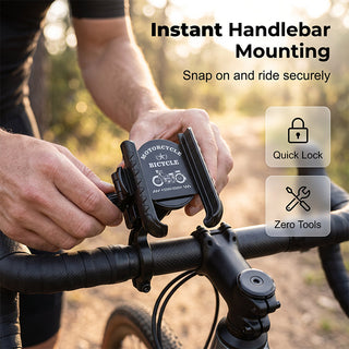 LockRide – Quick-Release Bike Phone Mount with Secure Lock👍