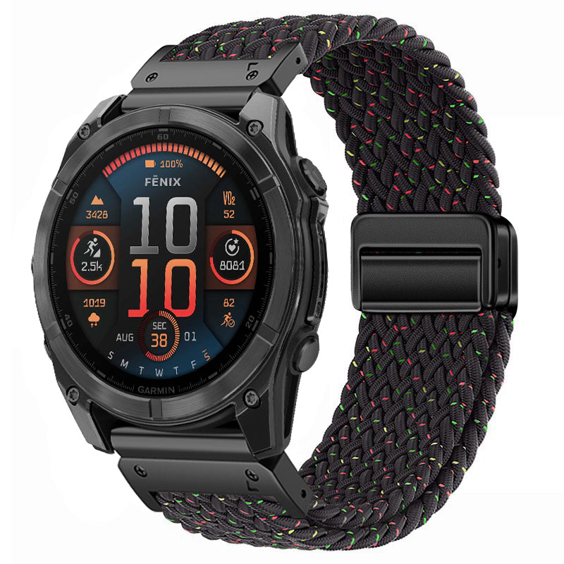 MagWeave – Magnetic Buckle Stretch Nylon Band for Garmin QuickFit 20/22/26mm