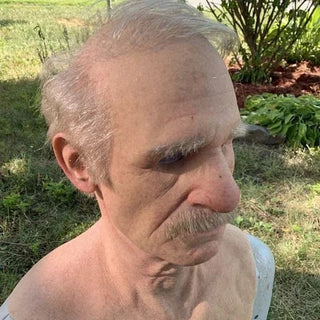 OldSoulMask – Lifelike Full-Head Elderly Character Mask